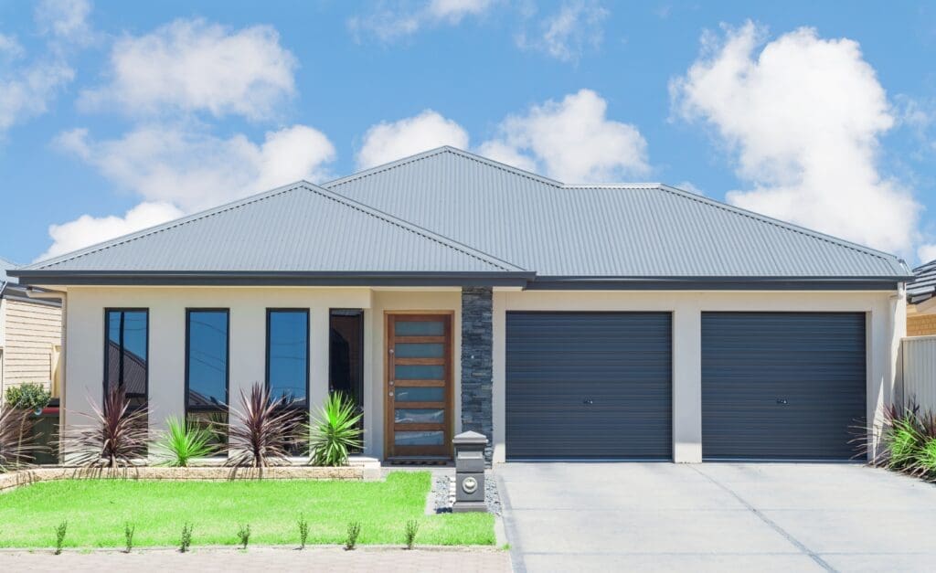 Roller Door in COLORBOND® Deep Ocean Gliderol - Gliderol